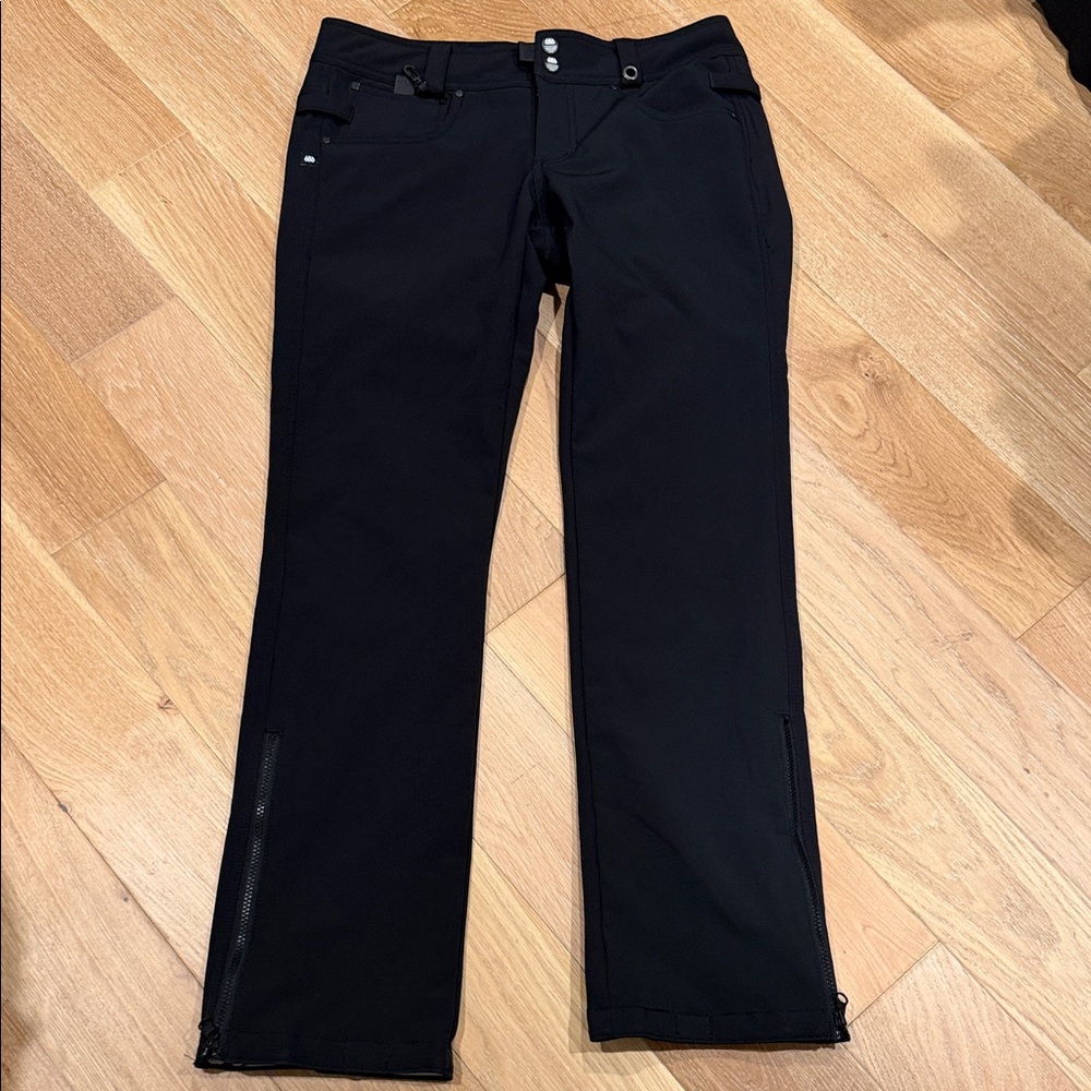 686 reserved secret softshell  Black Straight Leg ski Pants‎ medium